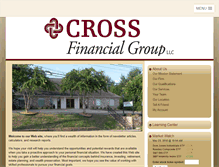Tablet Screenshot of crossfinancialgroupllc.com